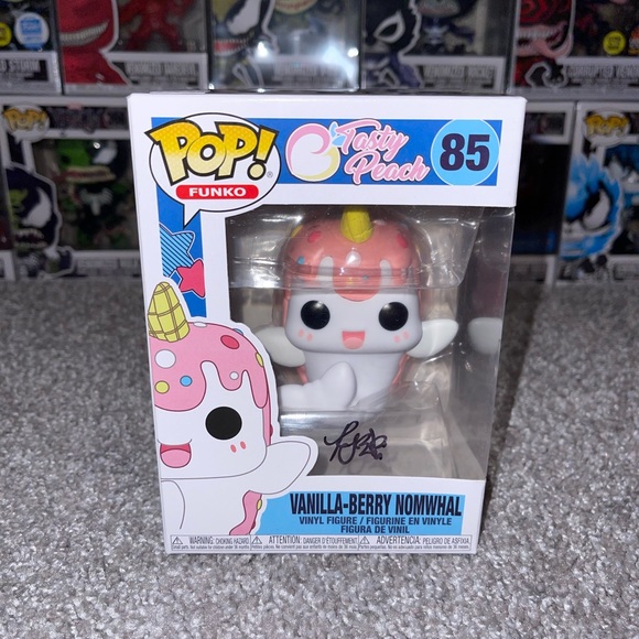 SIGNED Vanilla-Berry Nomwhal Funko Pop